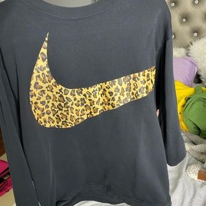 Nike cheetah pullover